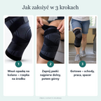 Jak założyć opaskę na kolano w 3 krokach